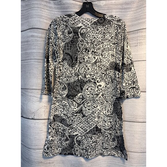 Serene Paisley Dress/ Coverup Size S - Picture 3 of 3